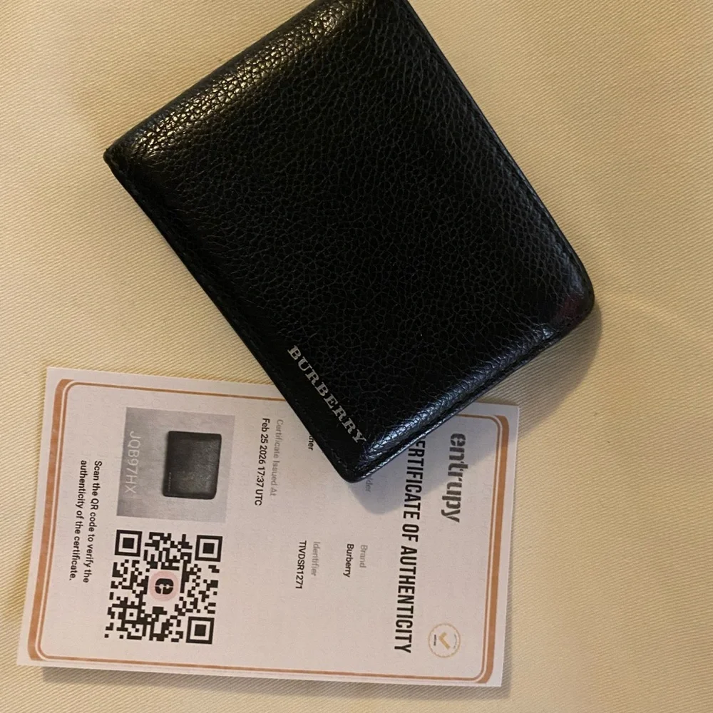 Burberry Black Leather Wallet - Picture 7 of 7